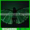 2015 fiber optic fabric led light up isis belly dance wings