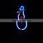 snowman christmas neon sculpture neon light