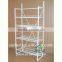 floor double sided wire shelving display rack with strong capability