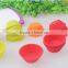 5cm Mulit-color Silicone Round Muffin Cup Cake Mould Baking Molds Factory Outlet