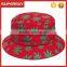 K-375 Wholesale Cotton Printing Custom Cheap Bucket Hat Cotton Outdoor Fancy Fisherman Cap