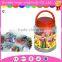 Diy craft Childrens Mega Craft Jar Giant Art Set Pom Poms Beads Paper Foam Letters