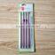 Dia 6mm L 8.5" Stainless Steel Drinking Straw 4 With 1 Brush Packed in New Design Blister Card