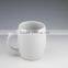 promotional gitem 10oz white coated ceramic white blank sublimation mug