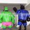 customized super hero inflatable sports games/ sumo suits sumo wrestling for adults