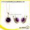 crystal cheap necklace and earring sets, fancy necklace sets