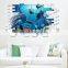 Dolphin 3d Sea Ocean Vinyl Decal Kid Room Home Decor Art Wall Stickers