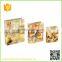 leaf printing small unfinished wooden boxes wholesale with handle