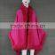 Women Genuine Cashmere Shawl Scarf With Raccoon Fur Collar