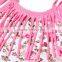 2016 new born cute sleeveless tassel flower sweet princess boutique baby jumpsuit for girl