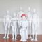window display full body child model mannequins with egg head XT-6