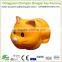 Rubber cat toy squeeze water farm animals for pets
