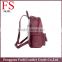 Fashion PU leather Jeans backpack packsack with comfort design