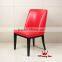 Red color Customized restaurant furniture design restaurant chair YA7085