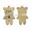 Zinc alloy antic bronze bear animal charm