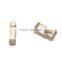 10mm Matte Gold Plated Letter Findings Floating Alphabet Charm Jewelry Pendant