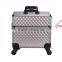 Professional Makeup Trolley Luggage Lighted Cases With Compartments