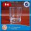 high transparent glass 7.9oz cylinder candle holder glass