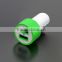 2015 Newest 5V 3.1A Colorful Mini Dual USB Car Charger for Apple Iphone 6 Plus, Samsung Galaxy S5