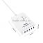 40 Watts 5V / 10A Intelligent multiple 5 port USB charger wall charger