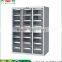 Taiwan High Quality Non-Slip Plastic PS ABS 20 Drawer Steel Spare Part Classification Cabinet