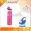 OEM logo 750ml sport straw alkaline water bottle