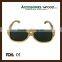 Top Grade Aviator Bamboo Wooden Polarized Sunglasses With Wooden Box