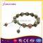 Gemstone Jewellry Flower Shape Agate Grey Buddhist Bracelet