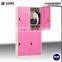 pink 4 door electronic lock locker cheap gym metal locker