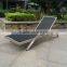 Outdoor garden brushed aluminum sun loungers