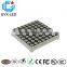high reliability amber emitting color 1.5 inch 38mm 4.75 mm pitch 8*8 LED dot matrix display