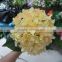 cheap wholesale single stem artificial hydrangea flowers in yellow
