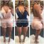 2016 Summer Fashion Women Playsuit Jumpsuits Ladies Spaghetti Strap Deep V Neck Backless Short Solid Stain Sexy Romper