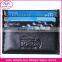 Custom Logo Made Leather RFID Blocking Sleeve For Visa Card