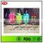 12oz double wall plastic cup wine glass with lid and straw