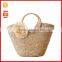 Beautiful lady summer straw handbag,lady straw handbag