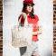 canvas and leather handbag, canvas handbag, tote bag