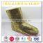 golden leather keep warm boots for girls