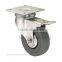 Light Duty Zinc Top Plate Swivel Rubber Caster Wheel