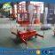 One mast aluminum lift table/home mini electric ladder lift