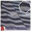 100% polyester stripe reversal interlock fabric with wicking treatment