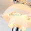 white color modern style glass table lamp / floor lamp