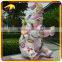 KANO5087 Giant Fiberglass Lifelike Amusement Park Elephant