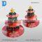 Cheap price customized designed cardboard cake displaying stands cupcake cardboard display standing