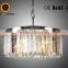 IC20538-9 K9 Crystal Chandelier Designer Material Parts For Chandelier Clear Crystal Chome Body