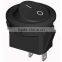 round rocker switch with green light 3pins