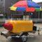 hot dog cinnamon toast food trailer / top sell meats kiosk & van, truck/ factory sell juicer mobile van