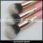 Custom Logo Rose Gold Foundation Brush Peach Pink Powder Foundation Cosmetic Brush