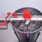2 frames manual stainless steel honey extractor