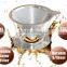Paperless And Reusable Coffee Filter, Dripper, Brewer, Maker With Stand, Pour Over Cone For 1-4 Cups For A Darker